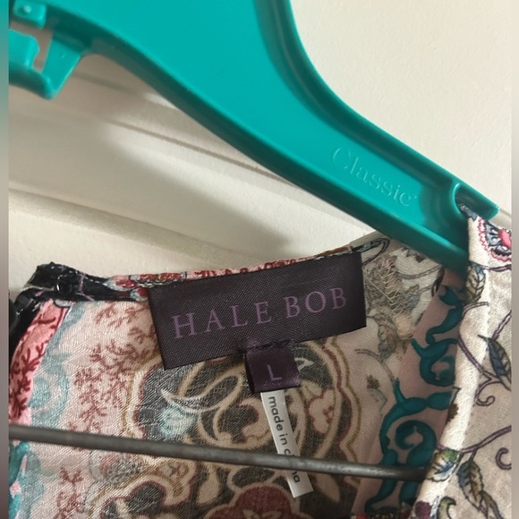 Hale Bob 3 piece outfit set pants tank top and 3/4 sleeve blouse size large - Picture 4 of 13